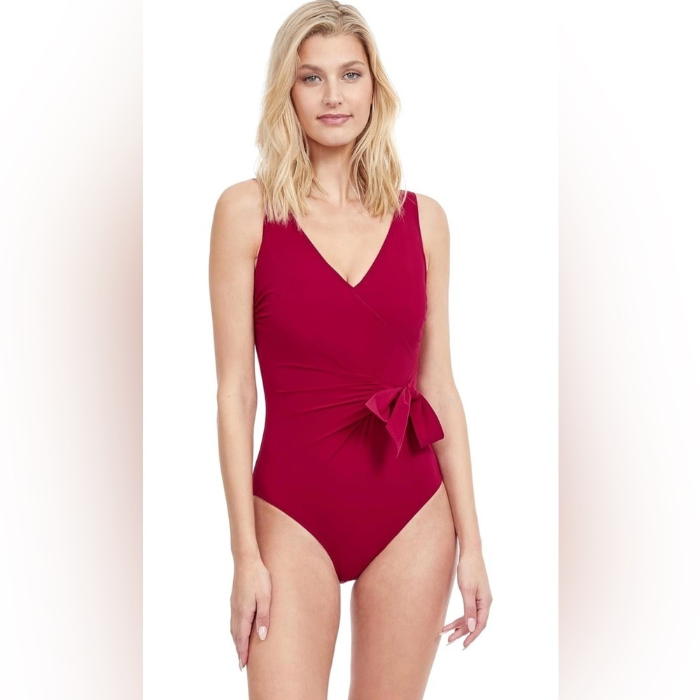 Gottex Women's Standard Luna Surplice One Piece Size 12